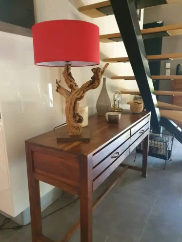 Lampe pied de vigne déco salon
